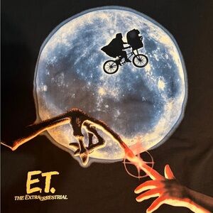 E.T.  Moon & Touch Graphic Tee - Black/Blue Collab with Shoe Palace
